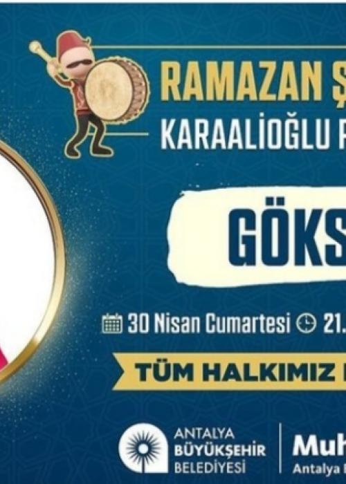 ANTALYA BÜYÜKŞEHİR BELEDİYESİ RAMAZAN ŞENLİKLERİ GÖKSEL KONSERİ