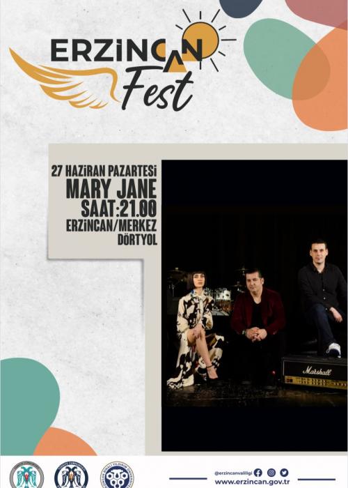 27 HAZİRAN ERZİNCAN FEST MARY JEAN KONSERİ