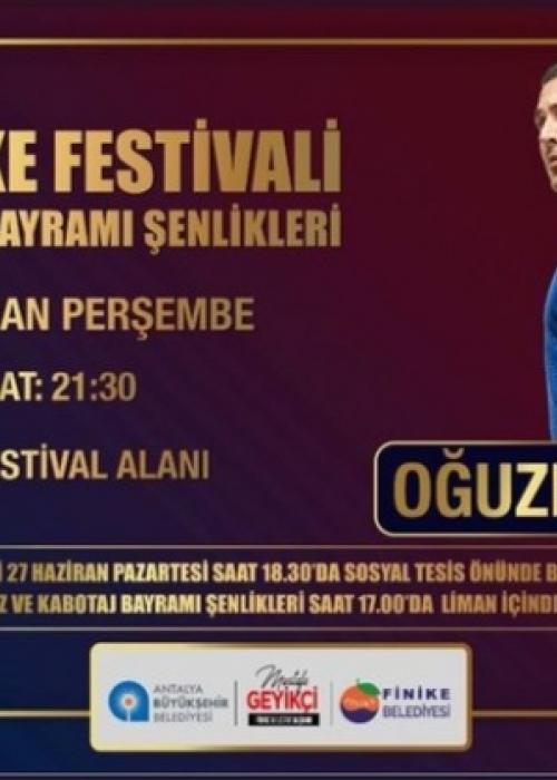 32.FİNİKE FESTİVALİ VE KABOTAJ BAYRAMI 30 HAZİRAN OĞUZHAN KOÇ KONSERİ