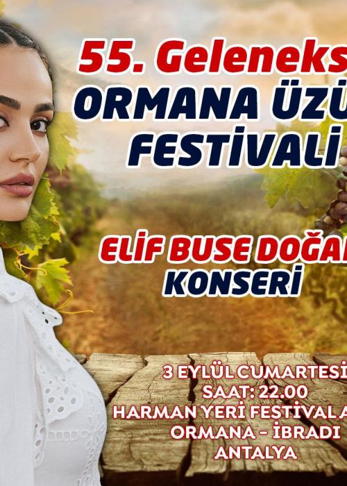 55.GELENEKSEL ORMANA ÜZÜM FESTİVALİ ELİF BUSE DOĞAN KONSERİ