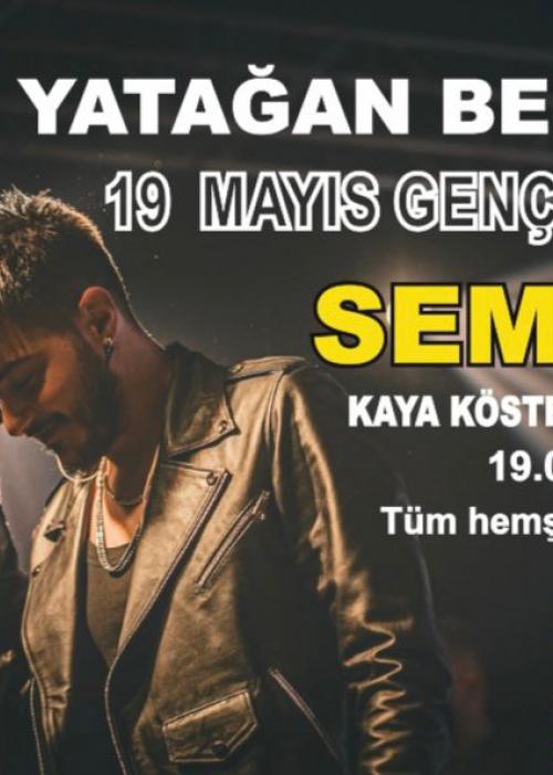 19 MAYIS 2023 GENÇLİK VE SPOR BAYRAMI YATAĞAN SEMİCENK KONSERİ