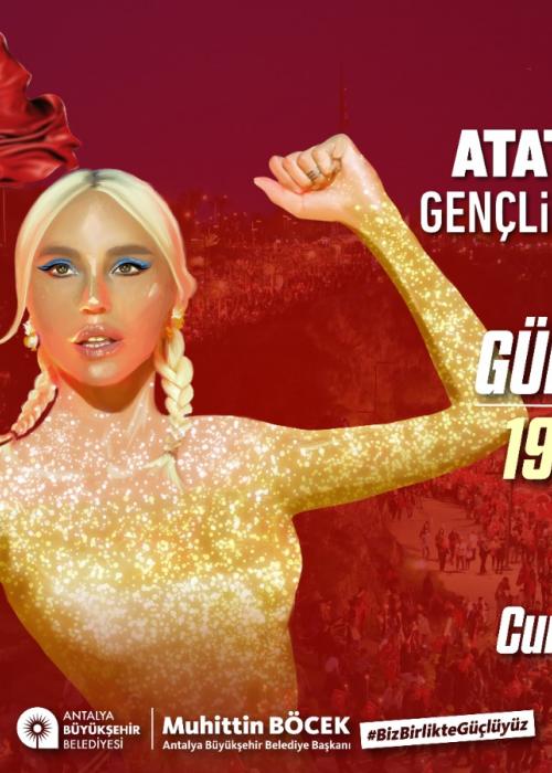 19 MAYIS 2023 GENÇLİK VE SPOR BAYRAMI ANTALYA BÜYÜKŞEHİR GÜLŞEN KONSERİ