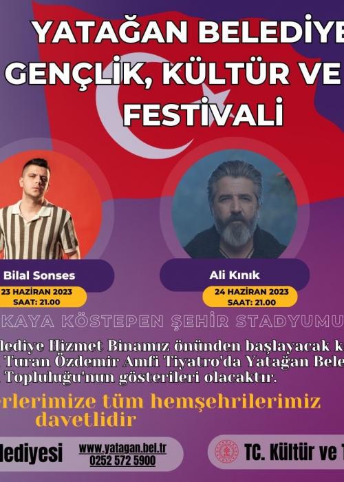 YATAĞAN BELEDİYESİ 19.GENÇLİK,KÜLTÜR VE SANAT FESTİVALİ