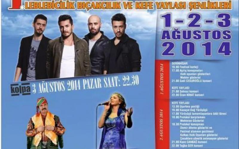 1 - 3 Ağustos 2014