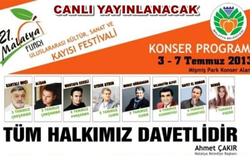 Malatya Fuarı 21. Uluslararası Kültür Sanat ve Kayısı Festivali