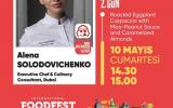 ULUSLARARASI 4.FOODFEST ANTALYA ŞEF ALENA SOLODOVICHENKO