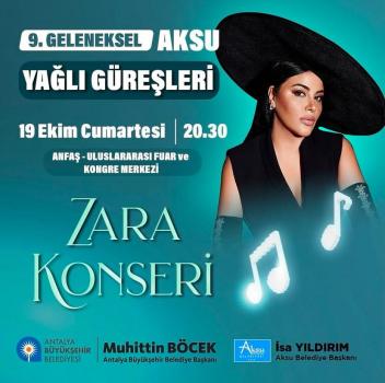 19 EKİM AKSU ZARA KONSERİ