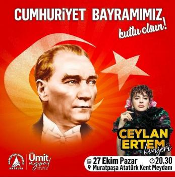 27 EKİM MURATPAŞA CEYLAN ERTEM KONSERİ