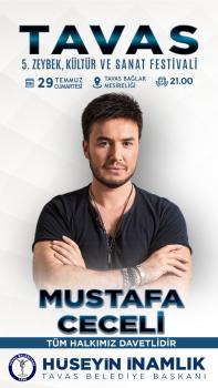 29 TEMMUZ TAVAS 5.ZEYBEK KÜLTÜR VE SANAT FESTİVALİ MUSTAFA CECELİ KONSERİ
