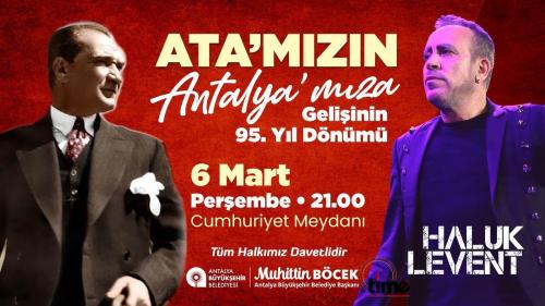 6 MART ANTALYA HALUK LEVENT KONSERİ
