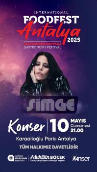 10 MAYIS FOODFEST ANTALYA SİMGE SAĞIN KONSERİ