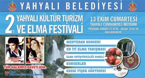 Yahyalı 2. Kültür Turizm ve Elma Festivali (Kayseri)