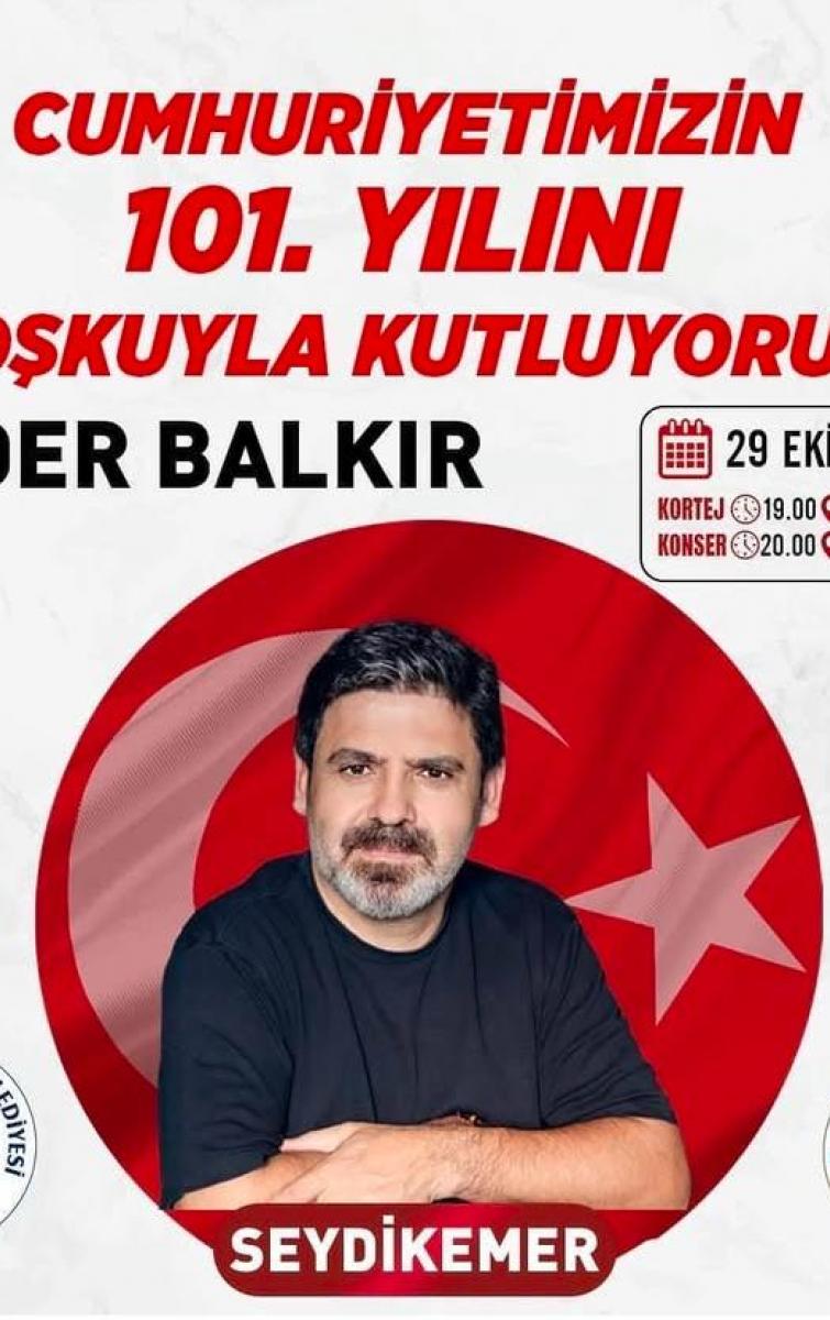 29 EKİM SEYDİKEMER ENDER BALKIR KONSERİ 29 EKİM SEYDİKEMER ENDER BALKIR KONSERİ