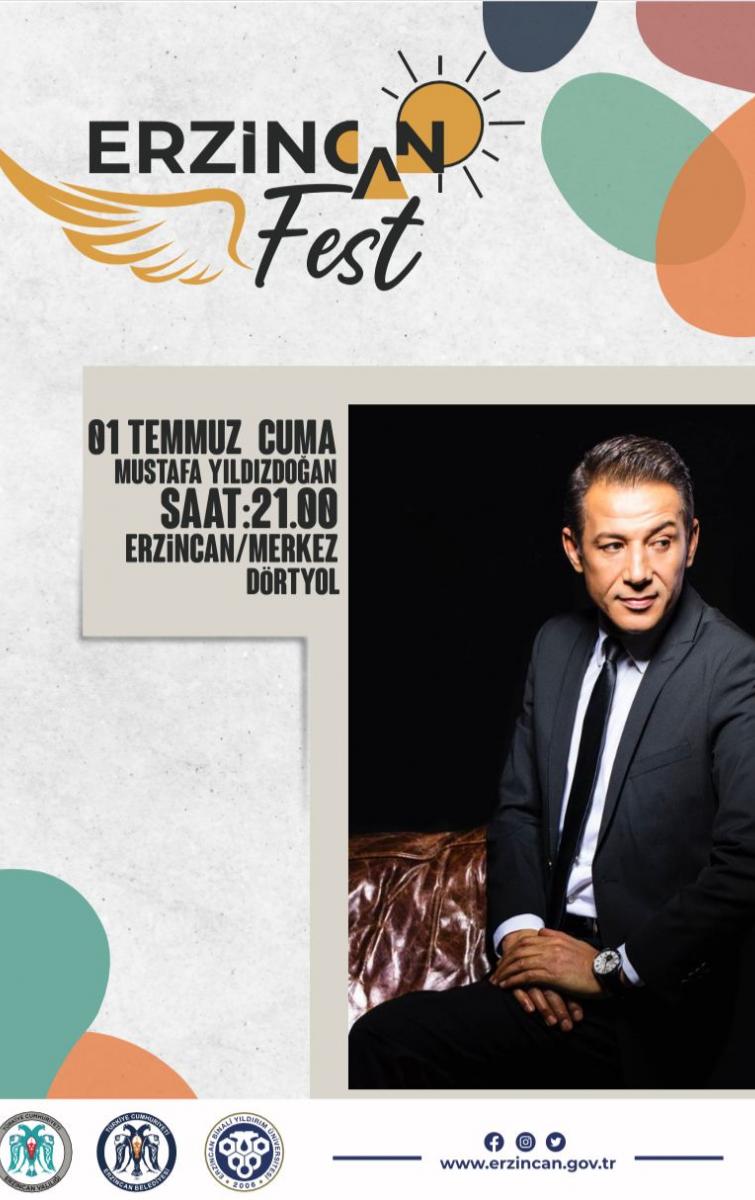 1 TEMMUZ ERZİNCAN FEST MUSTAFA YILDIZDOĞAN KONSERİ
