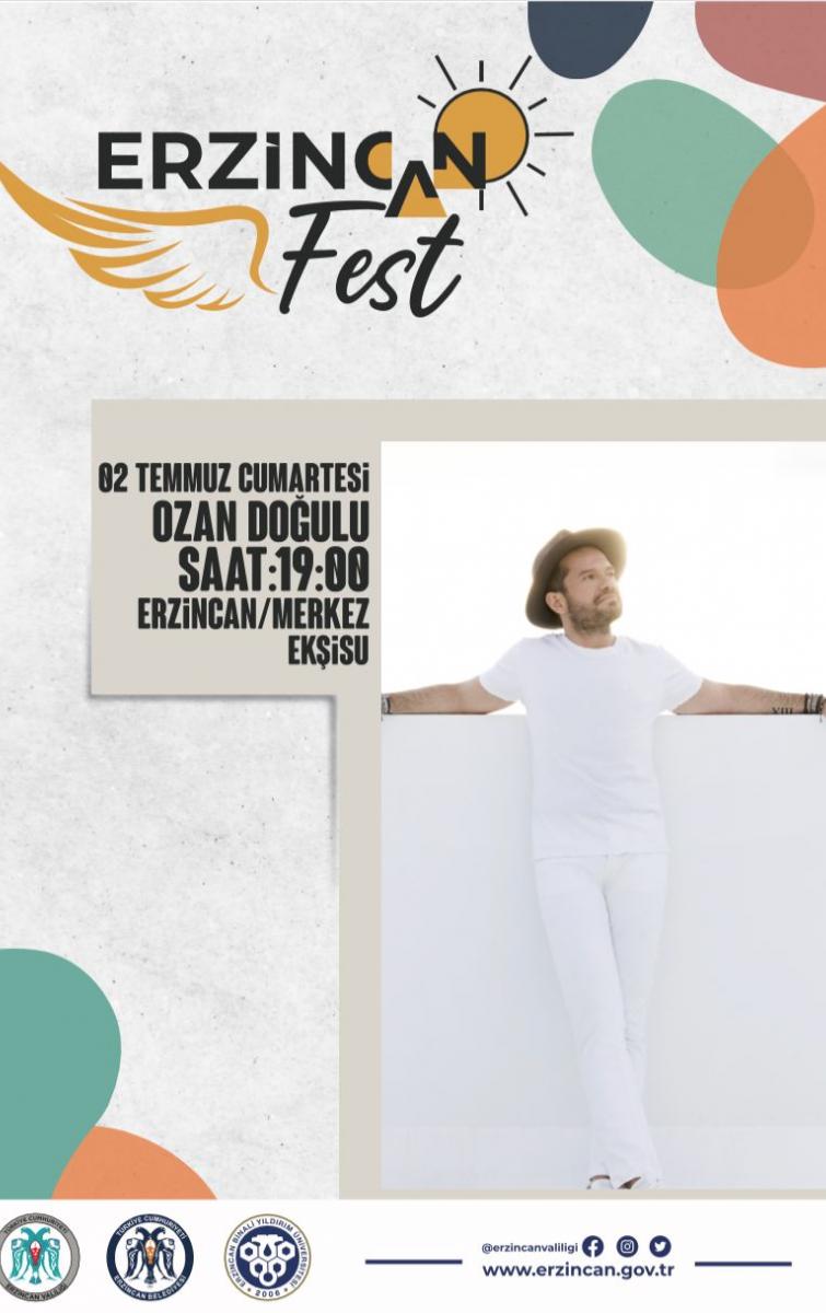 2 TEMMUZ ERZİNCAN FEST OZAN DOĞULU KONSERİ