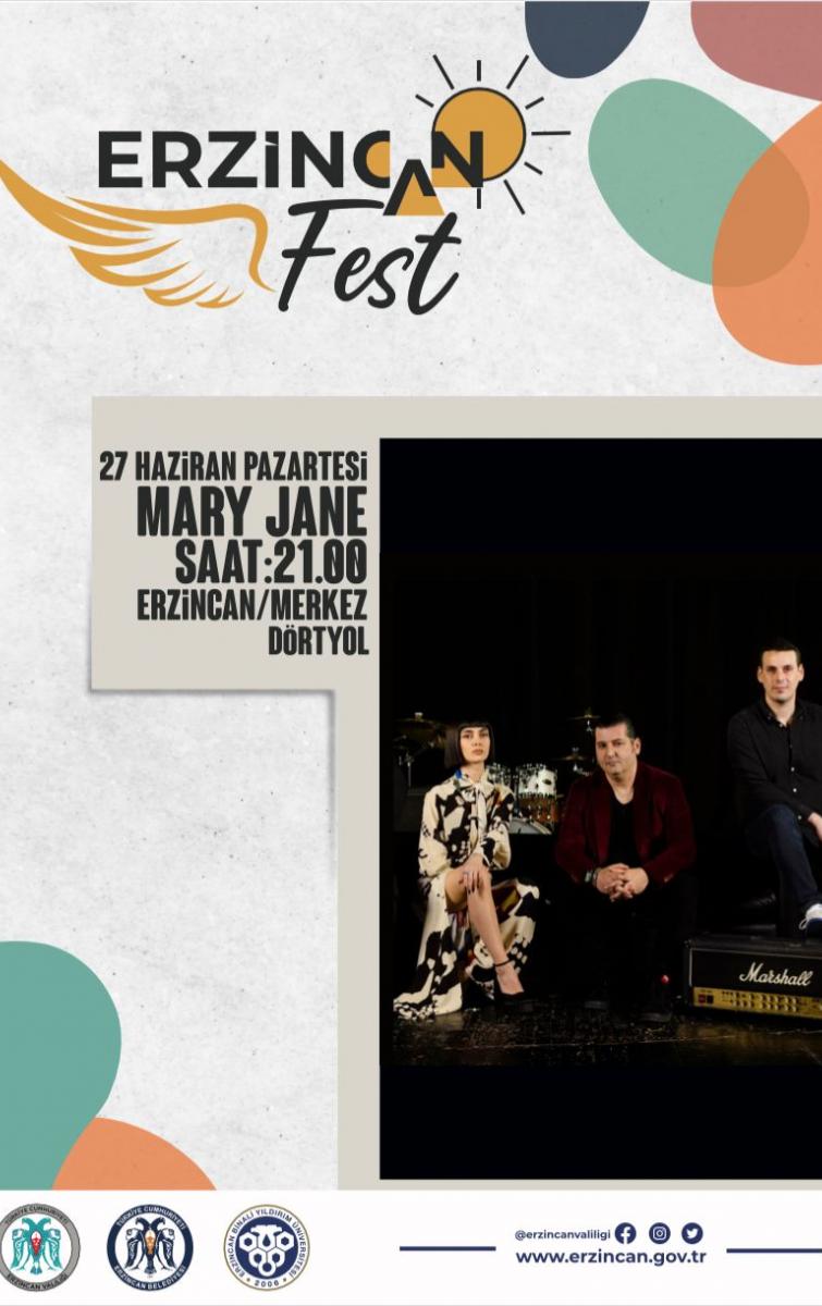 27 HAZİRAN ERZİNCAN FEST MARY JEAN KONSERİ