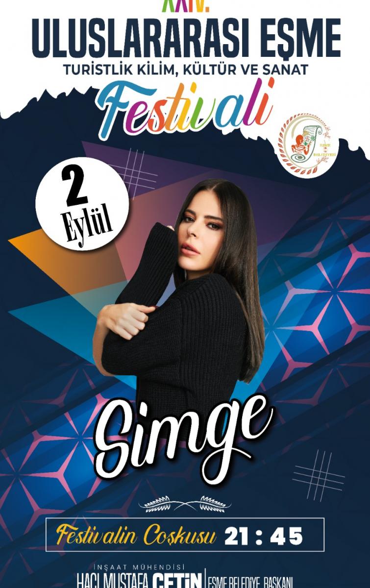 ULUSLARARASI EŞME TURİSTLİK FESTİVALİ SİMGE SAĞIN KONSERİ