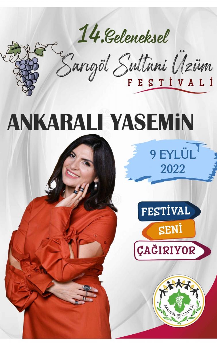 14.GELENEKSEL SARIGÖL SULTANİ ÜZÜM FESTİVALİ ANKARALI YASEMİN KONSERİ